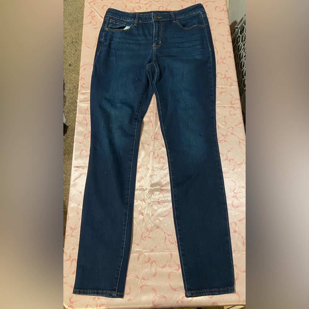 Old Navy Women's Dark Blue Skinny Jeans